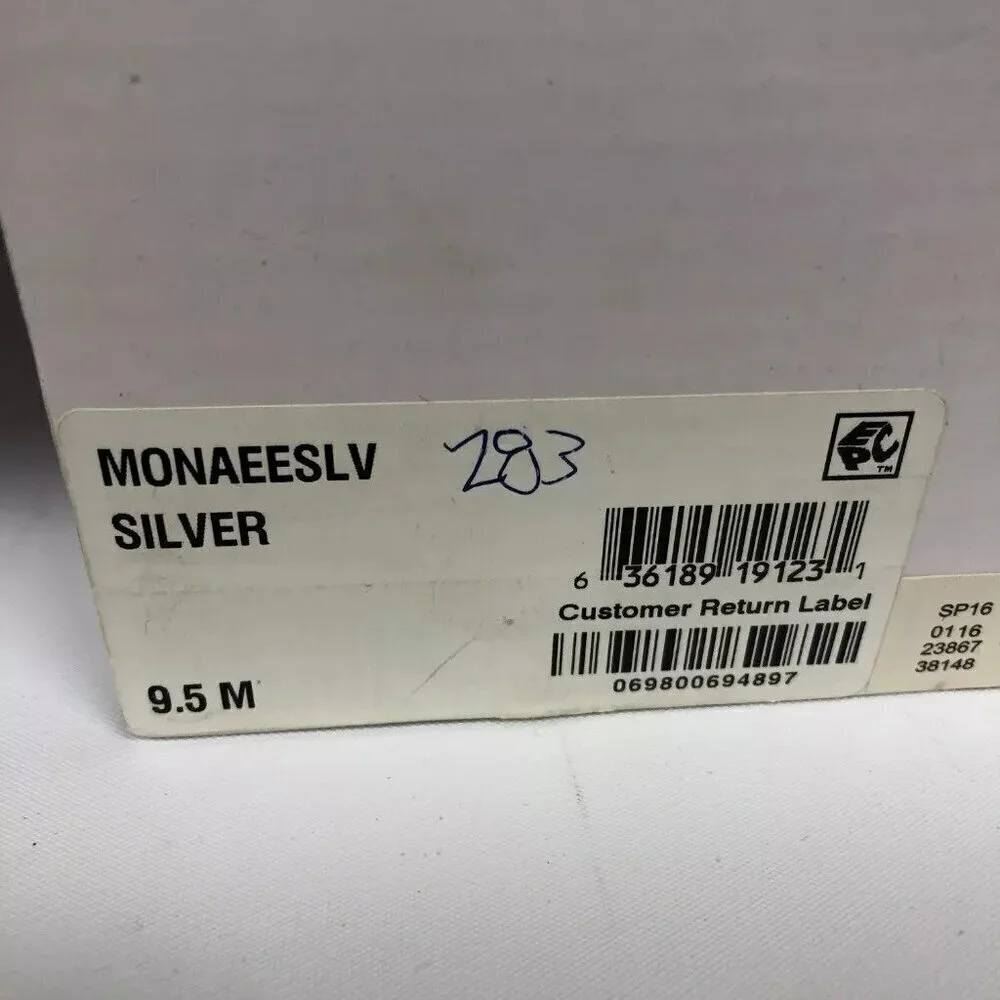 Style Co Monaee Pumps Silver 9.5M